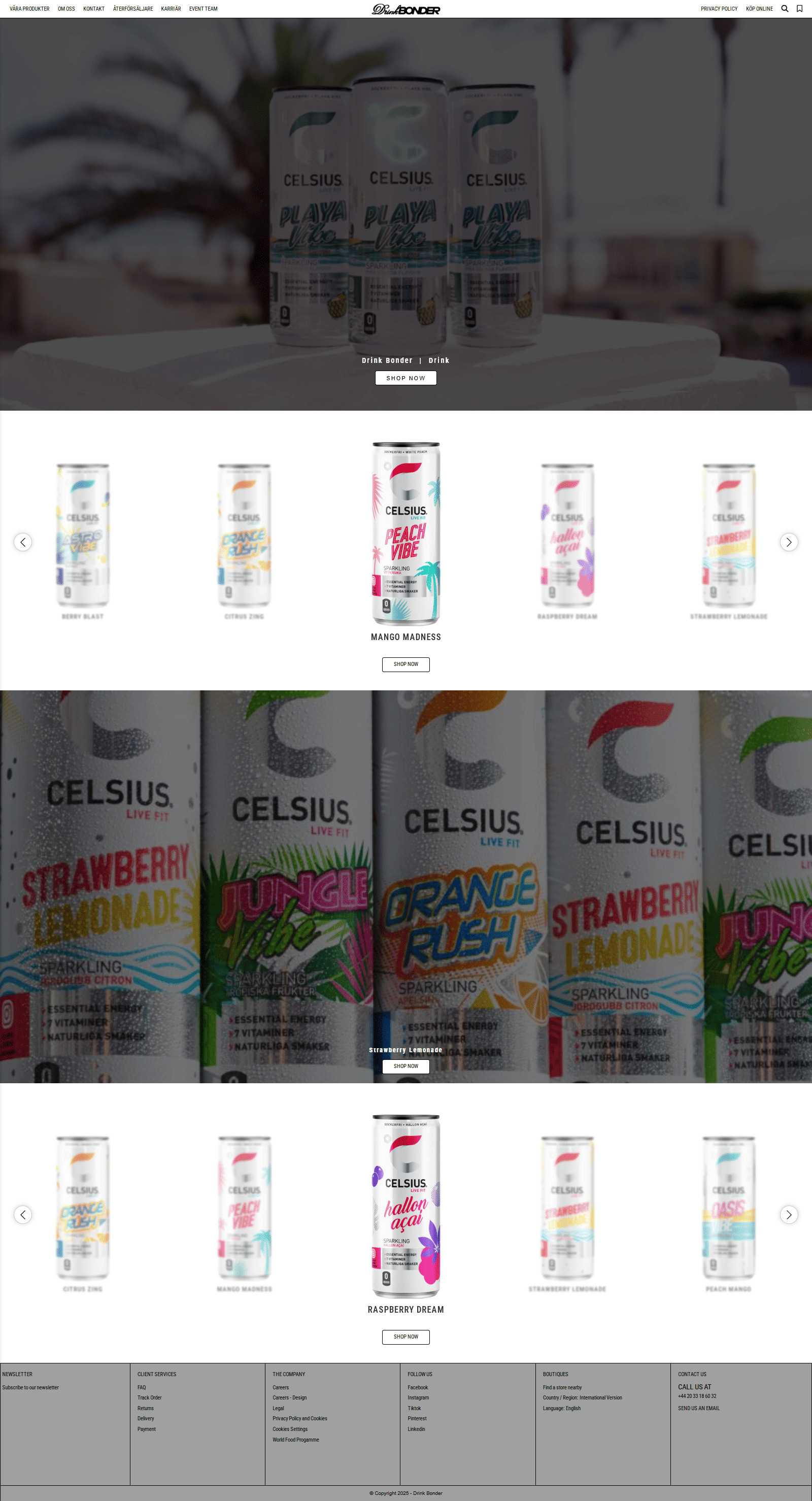 Drink Bønder desktop