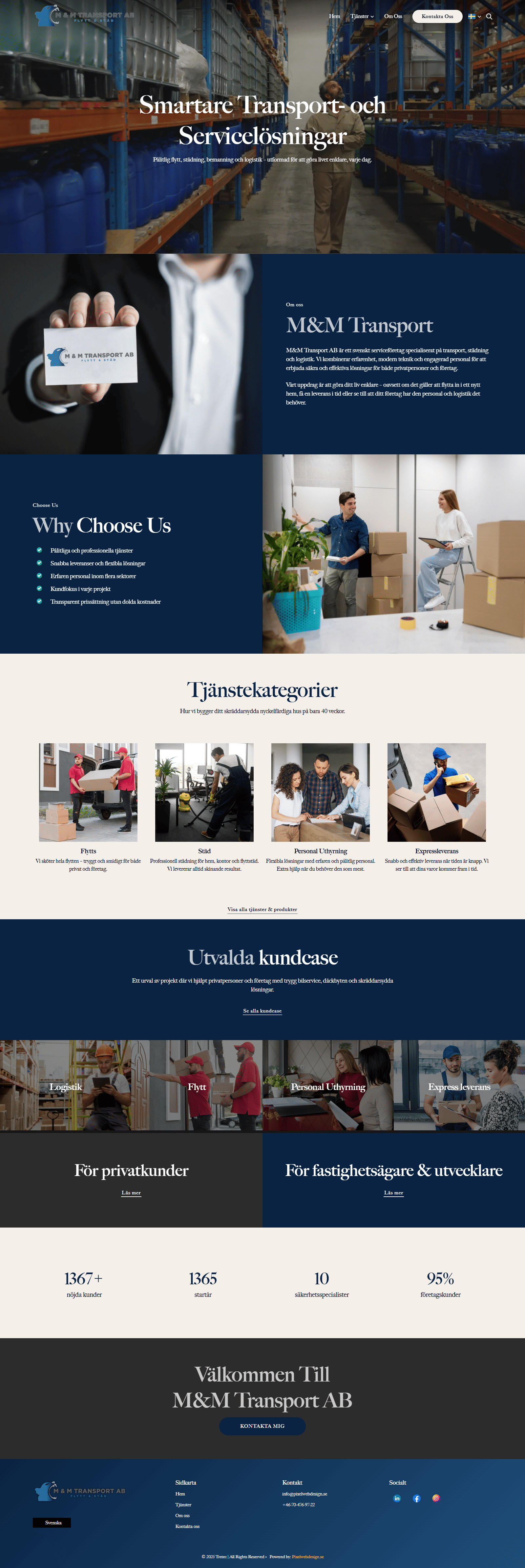 M&M Transport AB desktop