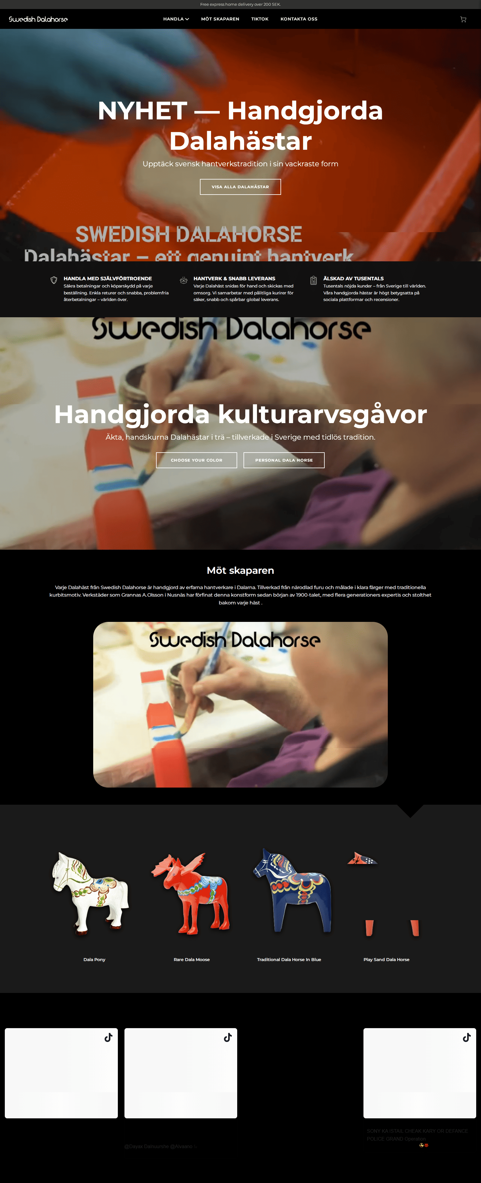 Swedish Dalahorse desktop