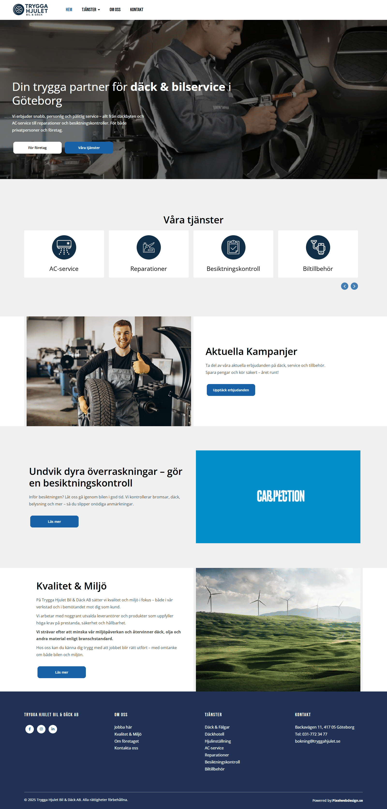 Trygga Hjulet Bil & Däck AB desktop
