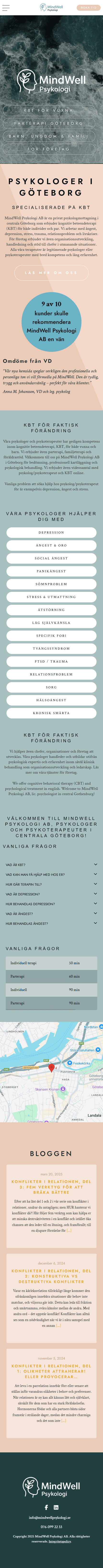 MindWell Psykologi mobile