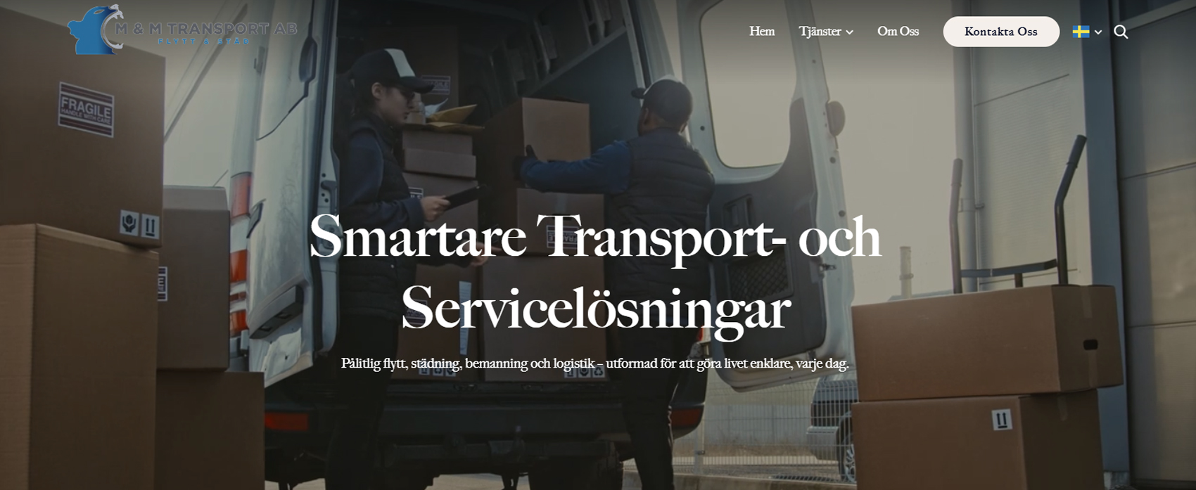 M&M Transport AB banner