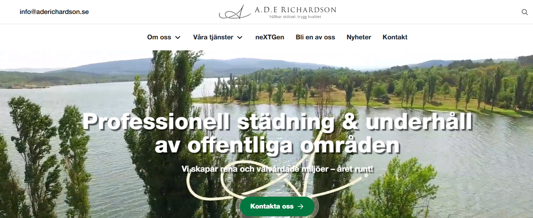 A.D.E. Richardson banner