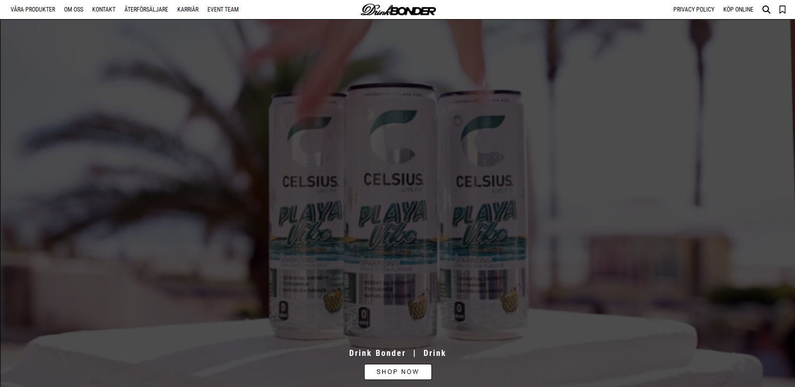 Drink Bønder banner